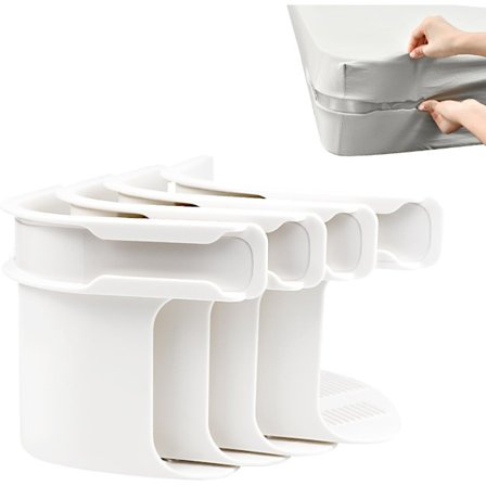 Stramlakenholdere, Sklisikre Lakenklemmer, Åpen Hjørneseng med Låsestropper, Madrassbeskytter