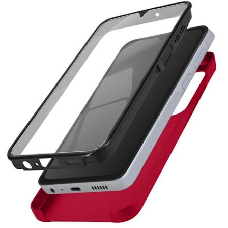 Telefoncover - AVIZAR - Samsung A05S - Rød - Hård - Fuld beskyttelse