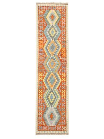 Gangloper 82X311 Kelim Afghan Old Style Vloerkleed