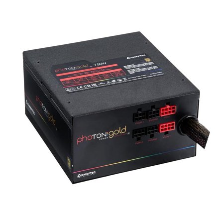 Chieftec Photon Gold Series GDP-750C-RGB - strømforsyning - 750 watt