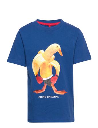 Tndangelo S_S Tee T-shirts Short-sleeved Sininen The New