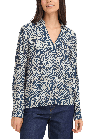 Fransa FRARIANA BL 15 Skjortor Dam Blå L