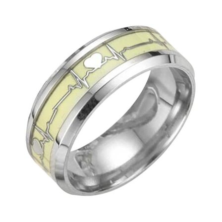 Personligt Färgsprakande Ring Luminous Ring Europeisk och Amerikansk Ring