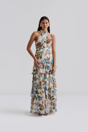 Malina - Paloma maxi dress - XL - Botanic Florals