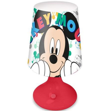 Mickey Mouse Bordslampa One Size Röd/vit