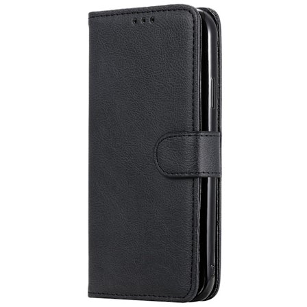 Magneettinen nahkalompakkokotelo iPhone 11 Musta