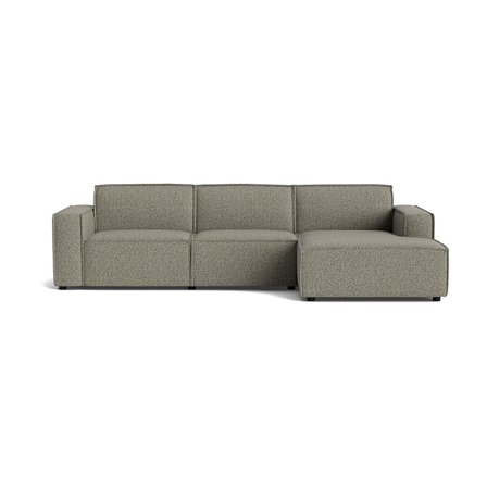 Lyon chaiselong sofa, højrevendt - Puente Grøn - 304x160x80 - Stor Sofa, chaiselong - Komfortabel og stilren, ideel til afslapning og hygge