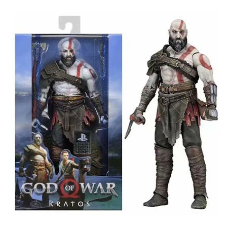 Ny Bevegelig Dukkefigur God of War 4 Kratos Figur Anime Leke Meget Samleobjekt Gave