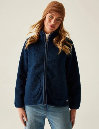 Regatta Women's Frankie Borg Full Zip - Navy - S