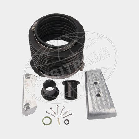 Kit de servicio para colas Orbitrade, con ánodo de aluminio, para Volvo Penta, DPH, DPR
