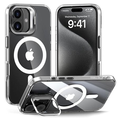 Tech-Protect Mobilskal till iPhone 16 Magsafe Magstand - Clear