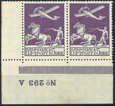 Danmark - AFA 145 - Postfrisk parstykke