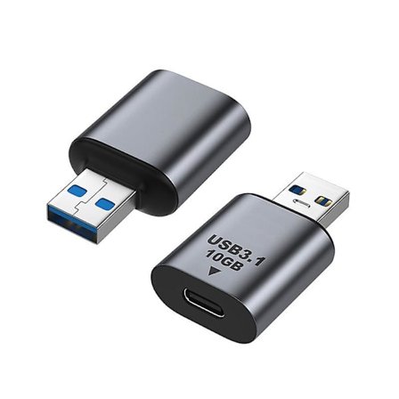 Usb C-hona till Usb-hane-adapter, 3.1 Gen2 Usb till Usb C-adapter, 10 gbps Usb 3.1 Typ C till Typ A Laddare Konverter OTG Snabbladdning Kompatibel med