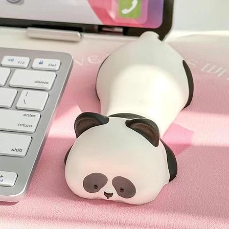 Pandaformet Ergonomisk Håndleddsstøtte for Mus, Armstøtte for Datamaskin, Søt Dyre Håndleddsstøtte