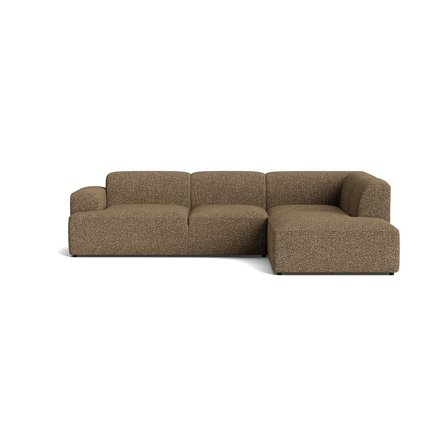 Madrid hjørnesofa, højrevendt - Adventure Grøn Orange - 297x219x75 - Sofa, hjørnesofa