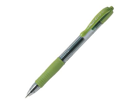 Pilot Gelpenna G-2 0,7 Limegrön - Lyreco - Kontorsmaterial - Pennor - Gelpennor
