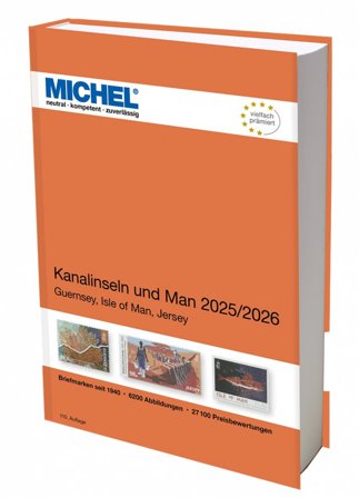 MICHEL - Kanaløerne og Man 2025/2026 - Frimærkekatalog