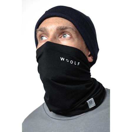 Woolf Merino Tinden Neck Gaiter Black