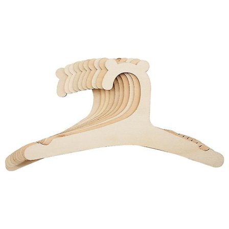 10 stk. Baby Bøjle Stativ Baby Træ Tøjbøjle Hjem Piger Prinsesse Værelse Børnehave Indretning Til Børn