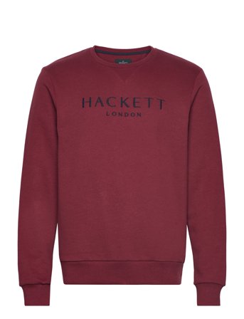 Heritage Crew Sweat-shirt Genser Burgunder Hackett London*Betinget Tilbud