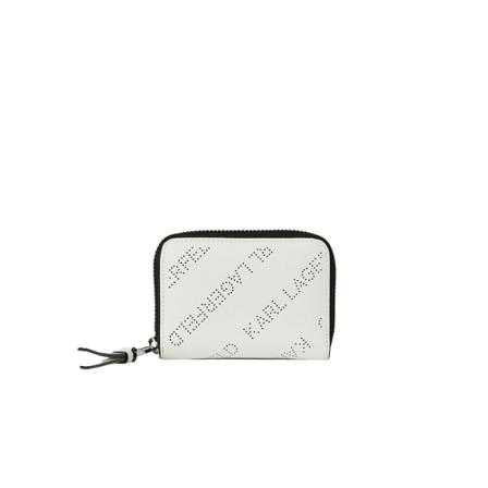 Karl Lagerfeld - Plånböcker - Vit - Dam - Storlek: One Size, Dam, Storlek: ONE SIZE