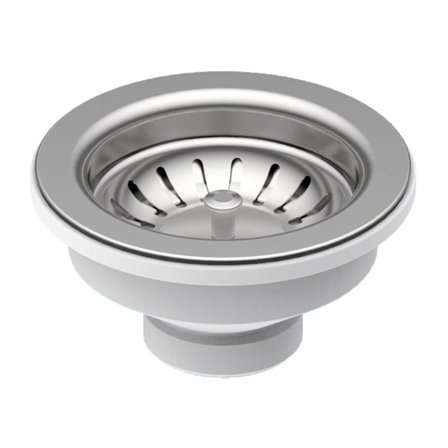 Piletta Valsir per lavello 3"1/2 con cestello e senza troppopieno