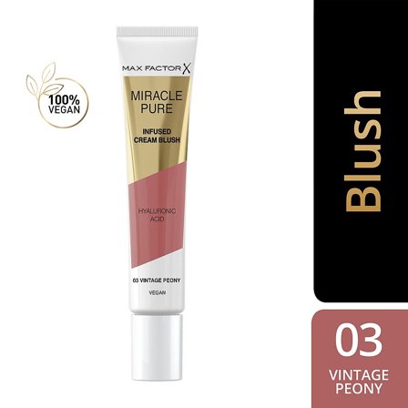 Max Factor Miracle Pure Cream Blush 03 Vintage peony, Makeup, Ansigt, Blush