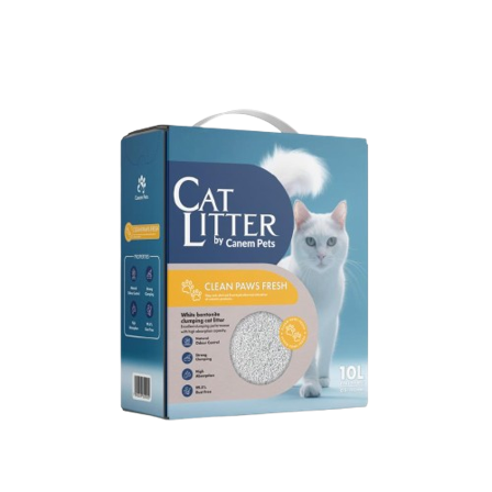 CANEM - Kattesand Clean Paws Fresh 10L - Katt - Kattesand & kattestrø - Klumpdannende kattesand - ZOO.no