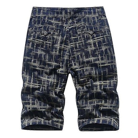 Mønstertrykk Grønne Cargoshorts Menn Vår Sommer Herre Oversize Lomme Sportsklær Bukser Overalls Glidelås Shorts Merke Klær