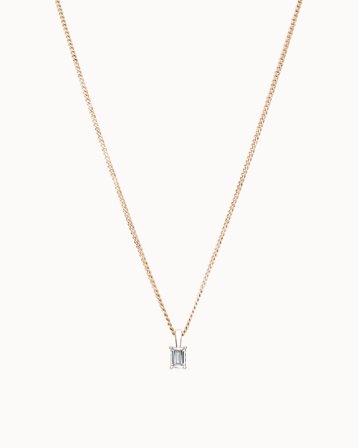 Laboratoriedyrked Diamanthalskæde Erica 18K Rosaguld 0.50 Carat - smykker fra Vanbruun