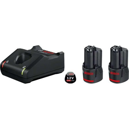 Bosch GBA 12V 2,0Ah + GAL 12V-40 Opladningspakke, Maskintilbehør & forbrugsvarer