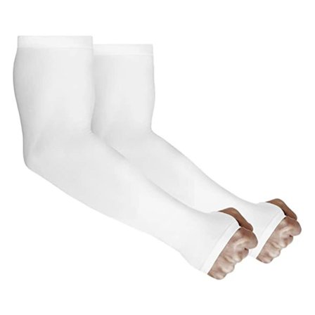 Solermer Kompresjon UV-beskyttelse Kjølende for Menn Kvinner Sommer Solbeskyttelse, Sykling Løping Golf Løping