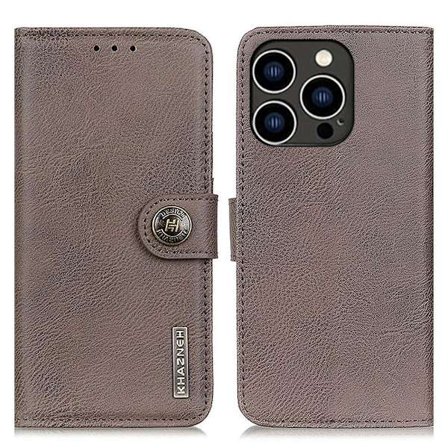 KHAZNEH för iPhone 16 Pro Plånboksfodral - Coffee