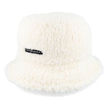 Seeberger - Vit bucket Hatt - Teddy Hat Turnable Off White Bucket @ Hatstore