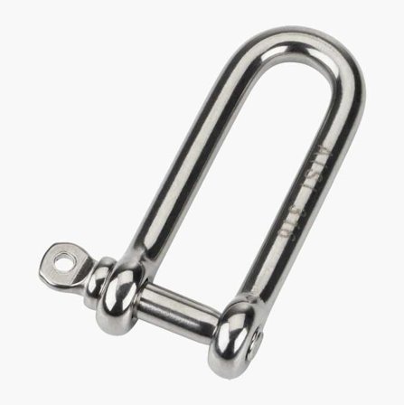 Biltema - Sjakkel lang rett rustfri 8 x 60 mm