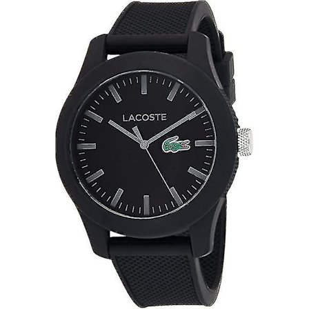 Dww-herreur 12.12 sort ur med tekstureret rem