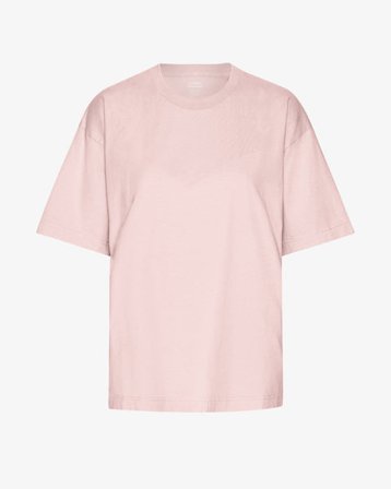 Oversized Organic T-Shirt - Faded Pink - Female - XL - Sustainable material - Ethical production