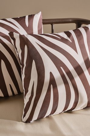 Jotex - Pute 2-pakk Brun zebra - MENTON - Kjøp Tekstiler hos Jotex