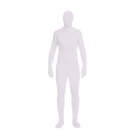 Kokovartti, Kokovarttikuvaus Chroma Key Bodysuit Venyvä Puku Valokuvaus Video Special Effect Festival Cosplay White 150CM