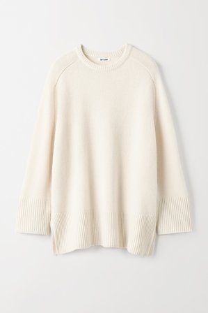 Soft Goat - Raglan Crewneck - Women cashmere sweater - XS - Feather White