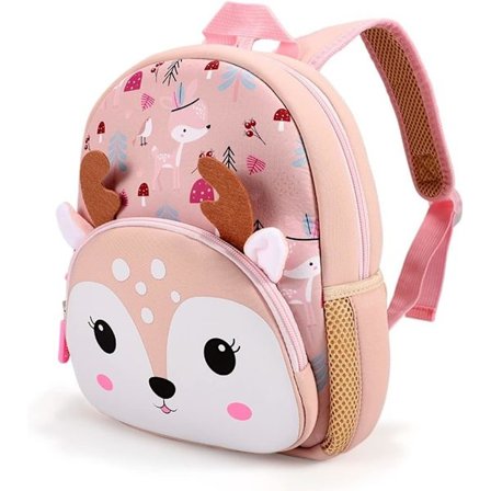 Ryggsäck, Vattentät Förskola Ryggsäck, Söt Djurtecknad Förskola Ryggsäck för 2-6 År Flickor, Pojkar.