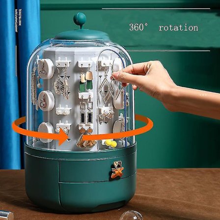 Smyckesförvaringslåda Makeup Organizer Örhängesdisplay Stativ