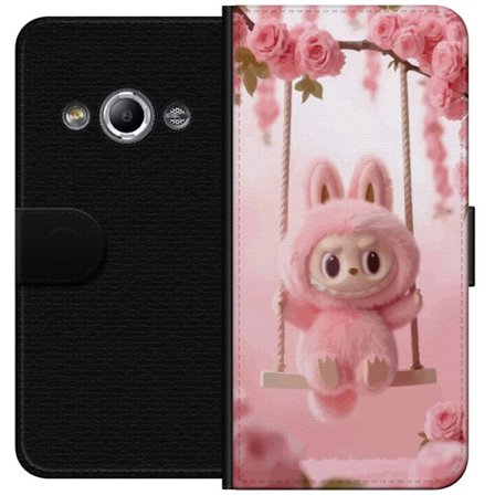 Kompatibel Tegnebogsetui til Samsung Galaxy Xcover 3 Monsterfigur sød kanin med lyserøde kinder