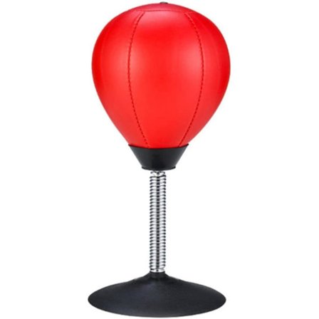 Skrivebords boksebold med sugekopper på bord og diske oppustelig boksebold boksebold