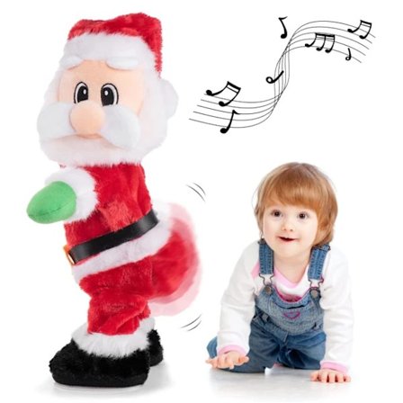 Twerkende Nisse - Elektrisk Dansende Dukke der Synger Engelsk-tfrf