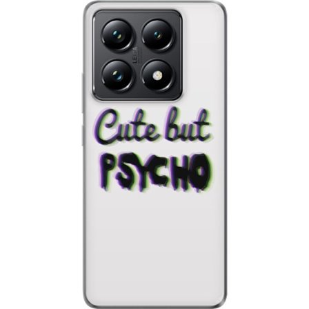 Kompatibel Mobilcover til Xiaomi 14T Rainbow-farvet legetøjsfigur med et glad ansigt og farverige cirkler i en legesyg studieillustration