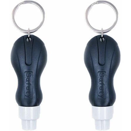 2 kpl auton ikkunanrikkoja, kannettava 2-in-1-monitoimityökalu, ikkunaleikkuri ja lasinrikkoja