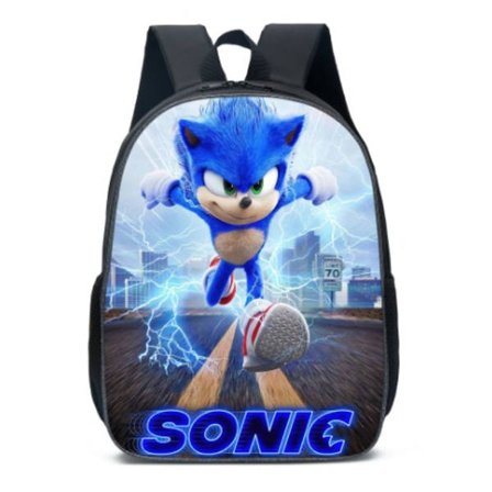 Sonic rygsæk Stor skolefigur rygsæk dobbelt yz(TC)