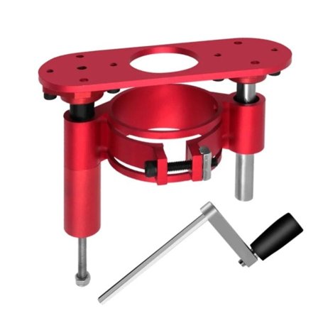 Træbearbejdning præcision fræser løft aluminium fræser bord indsats plade kit - træ fræser løft underlag til arbejde bænke