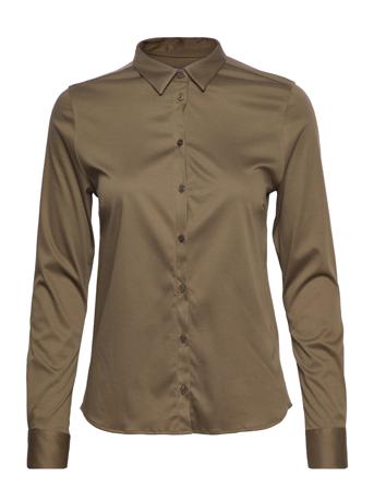 Tina Jersey Shirt Brown MOS MOSH